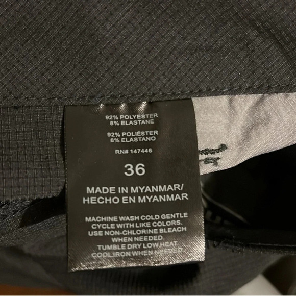 Hang Ten Men’s Hybrid WalkShorts Tan Black Blue Size 36 - Picture 10 of 12